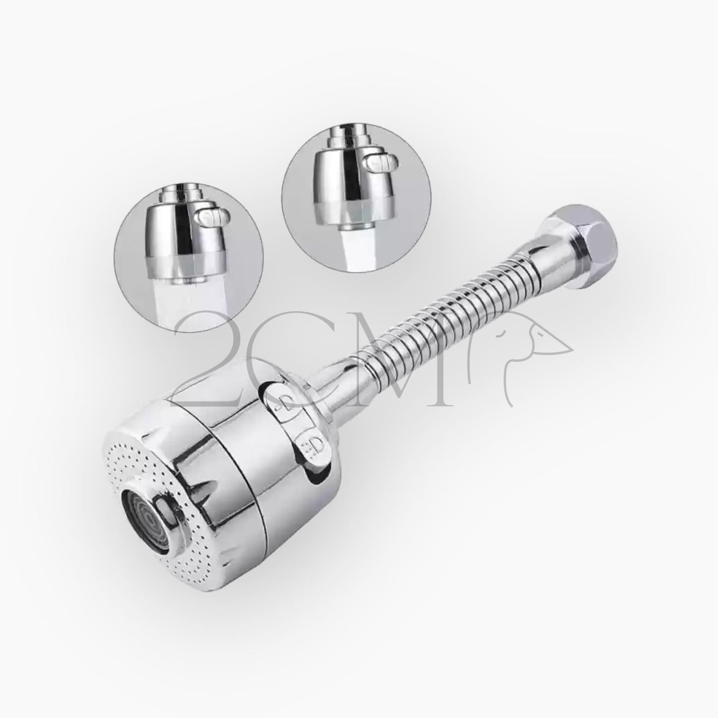 Bubbler Rotatif 360° - Flexible Inox