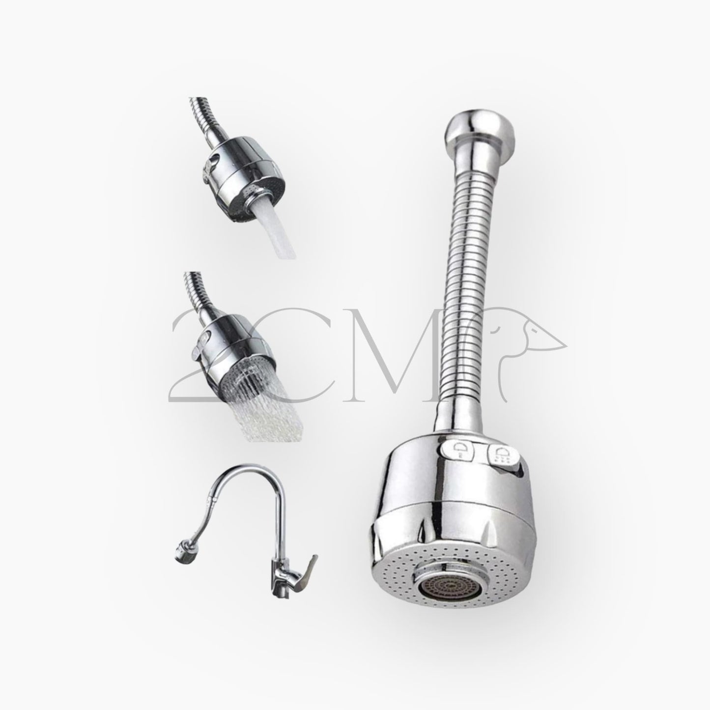 Bubbler Rotatif 360° - Flexible Inox